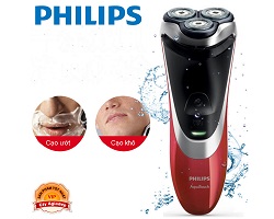Dao cạo râu hàng hiệu Philips lưỡi titan công nghệ mới Close Cut Aquatouch AT800